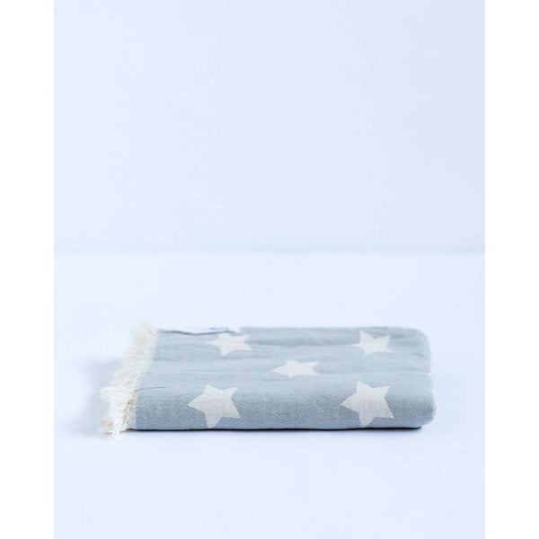 Oteki Knotty Turkish Towel - STAR Grey - Knotty.com.au