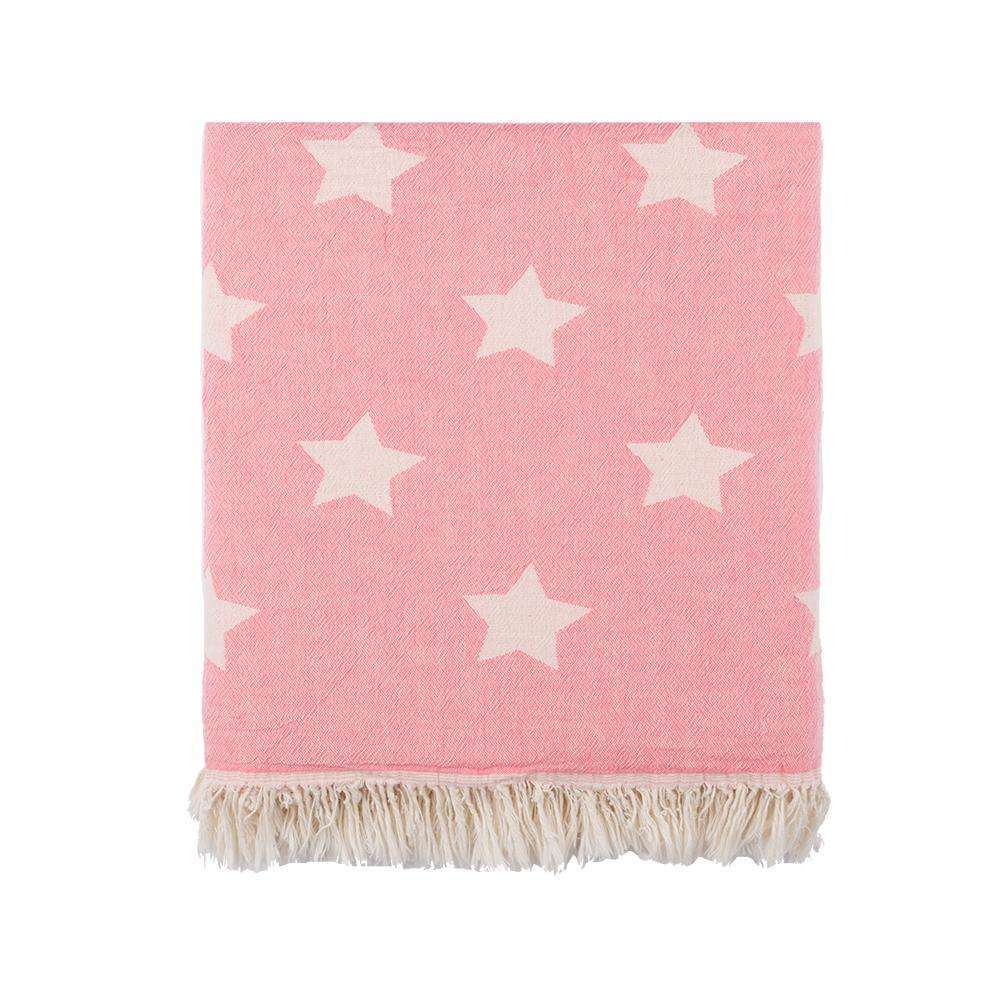 Oteki Knotty Turkish Towel - STAR Pink - Knotty.com.au