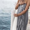 Knotty Original Turkish Towel - CHARCOAL
