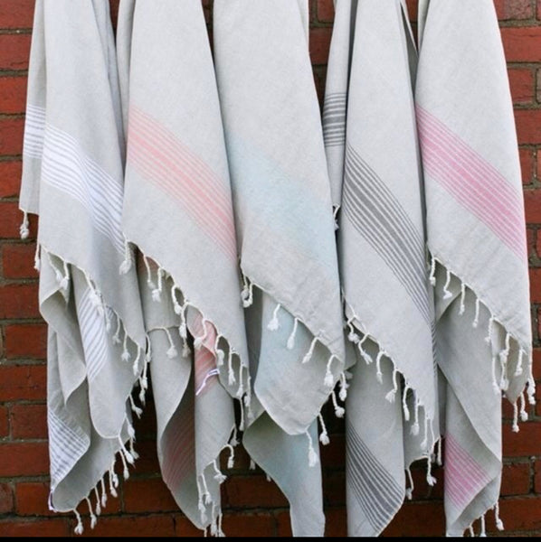 Linen Knotty Turkish Towels