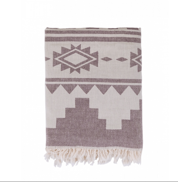 Arizona Knotty Beach Blanket -Merlot