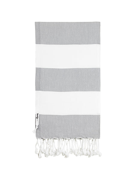 Knotty Capri Turkish Towel - SILVER
