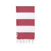 Knotty Capri Turkish Towel - CHERRY - Knotty.com.au