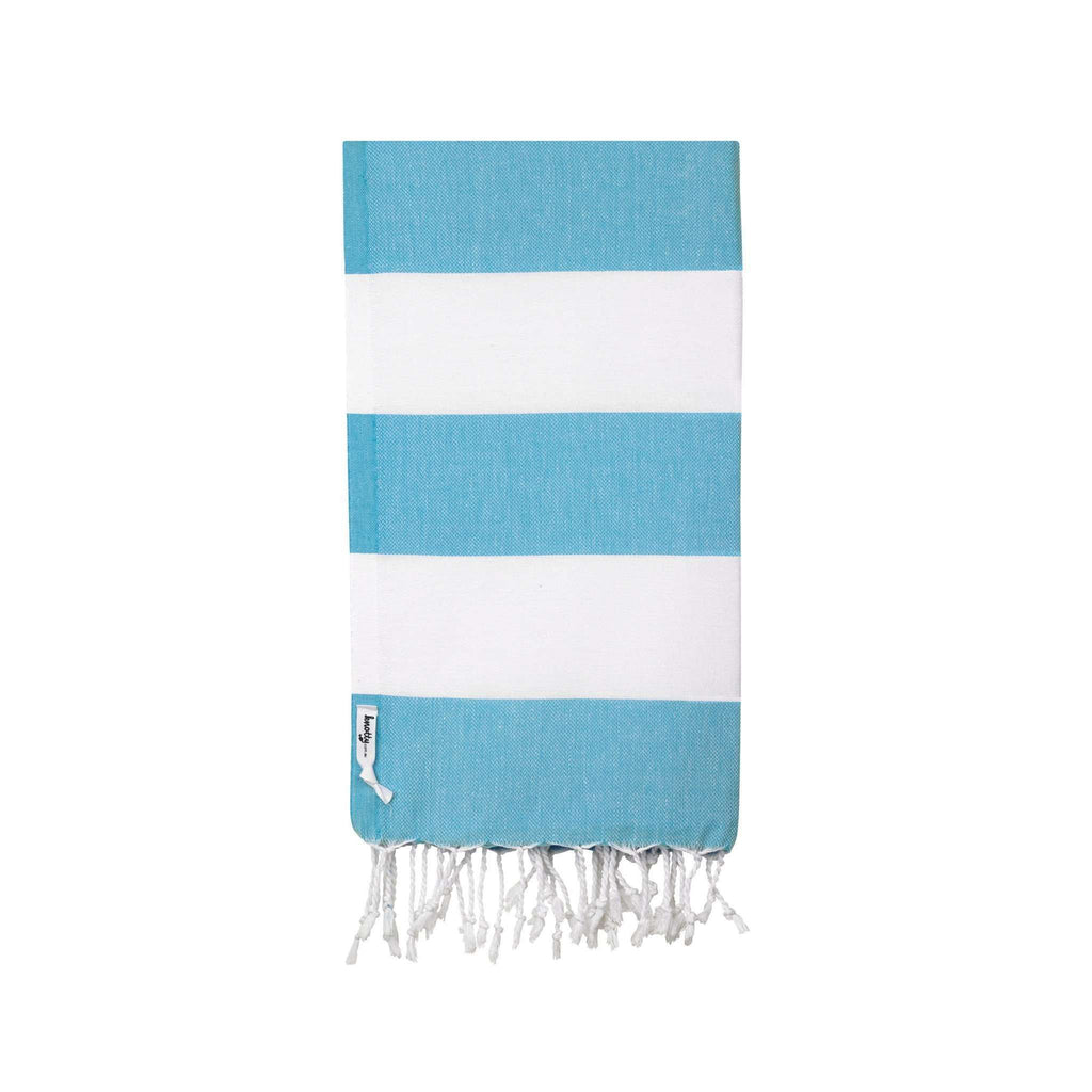 Knotty Capri Turkish Towel - MARINE - Knotty.com.au