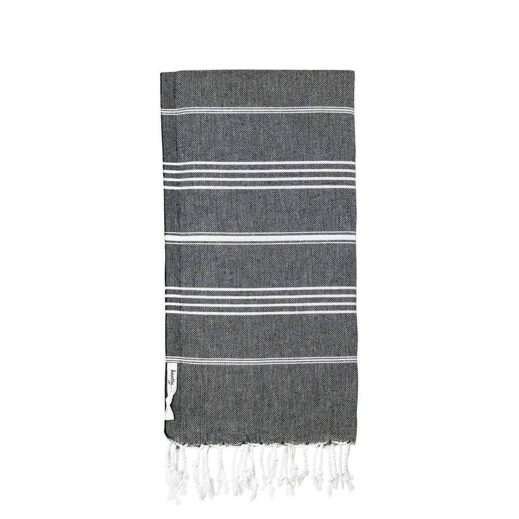 Knotty Original Turkish Towel - MIDNIGHT - Knotty.com.au